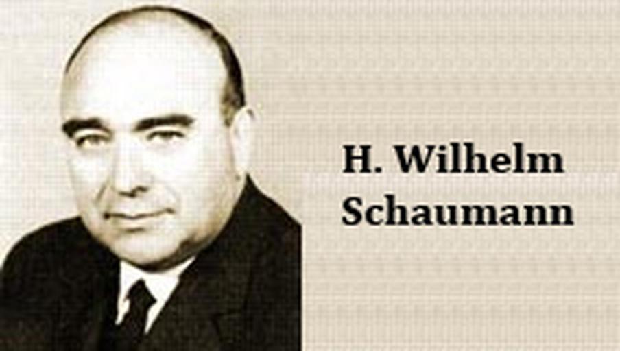 Firmengründer H. Wilhelm Schaumann Firmengründer H. Wilhelm Schaumann